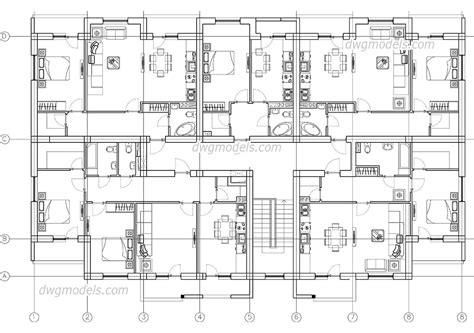 Amazing Ideas Autocad Building Plans For Practice House Plan Autocad