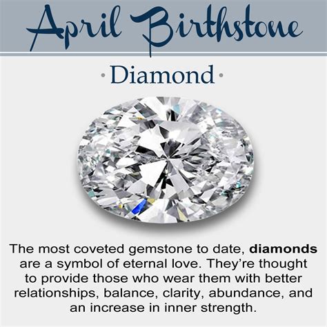 April Birthstone History Meaning And Lore Birthstones Diamond
