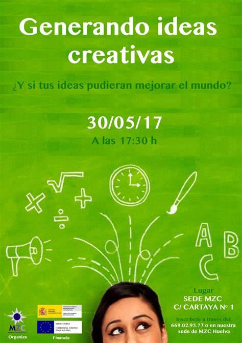 Mzc Huelva Taller De Emprendimiento Generando Ideas Creativas Acción