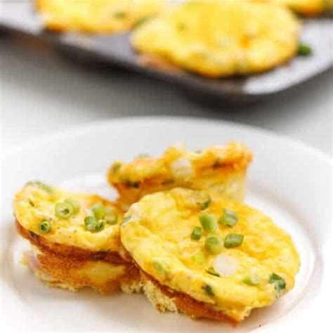 Ham And Cheese Baked Egg Cups The Lemon Bowl