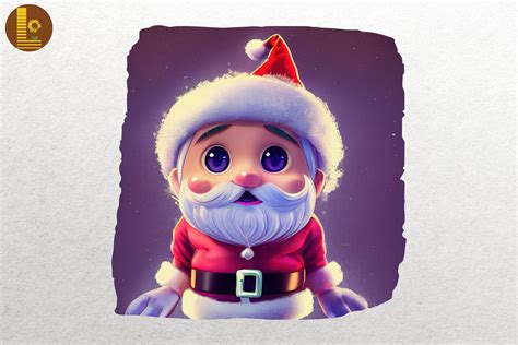 Cute Chibi Santa Claus Christmas Graphic By Lewlew · Creative Fabrica