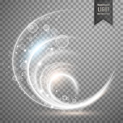 Circular Transparent Light Effect Vector Free Download