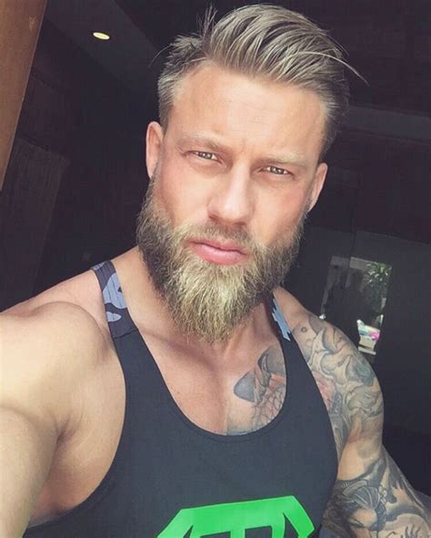 Stian Bjornes Stiking Beard Styles Ducktail Beard Sexy Bearded Men