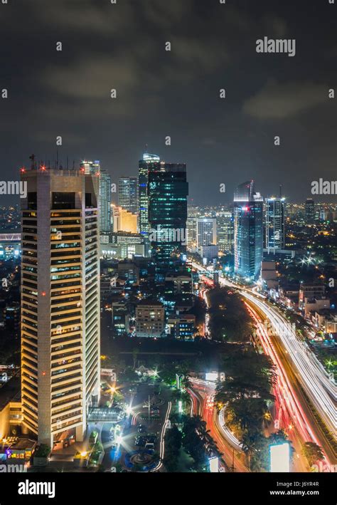 Jakarta City At Night Hi Res Stock Photography And Images Alamy