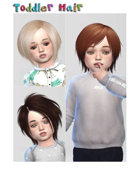 Sims 4 Ccs The Best Toddler Hair By Shojoangel