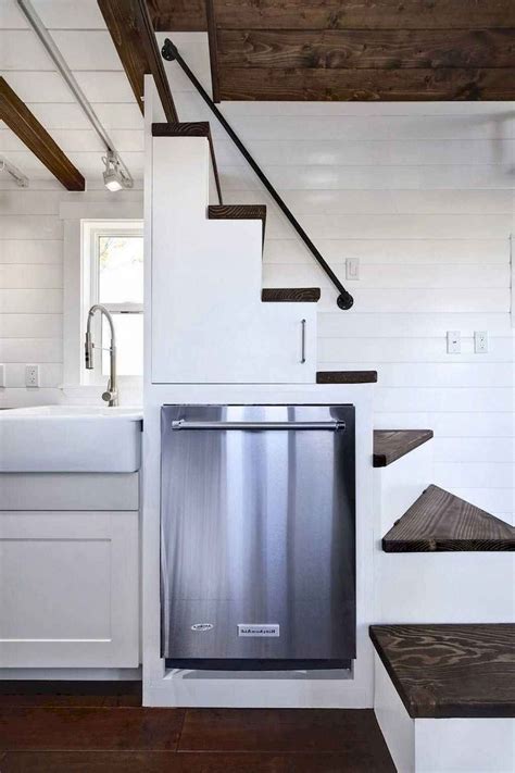 35 Amazing Loft Stair For Tiny House Ideas Tiny House Loft Tiny