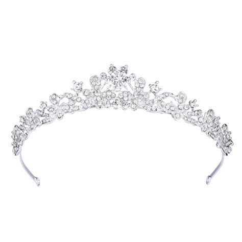 Buy Exceart Flower Rhinestone Crown Queen Crown Tiara Rhinestone Tiara Headpieces Luxury