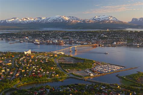 Tromsø Im Sommer Mit Aktivitäten