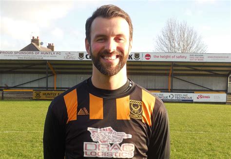 Local Boy Gary Mcgowan Is Back In A Huntly Shirt And “bursting At The