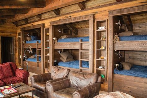 50 Awesome Rustic Cabin Camp Go Travels Plan Bunk Beds Built In