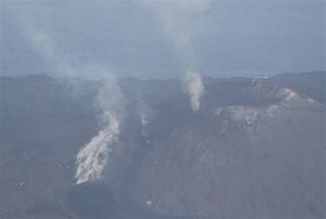 New Eruption At Nishinoshima Volcano Japan The Watchers