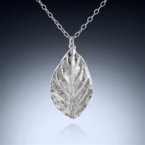 Sterling Silver Maple Leaf Necklace