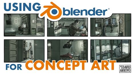 Using Blender For Concept Art Part 1 Youtube