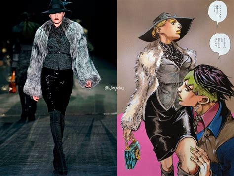 Fashionable Runway Outfits From Jojos Bizarre Adventure