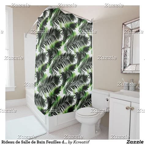 High quality palm tree accessories by independent designers from around the world. Curtain of Bathroom Sheets of Palm tree | Zazzle.com ...