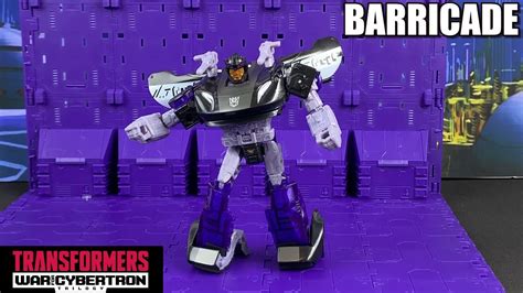 Transformers Siege War For Cybertron Barricade Unboxing And Review