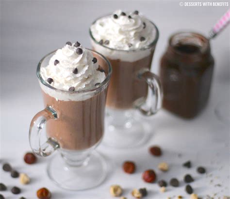 Having options for low carb dessert recipes can help you stay on track with your healthy lifestyle. Desserts With Benefits Healthy Nutella Hot Chocolate ...