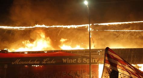 The city of minneapolis is ablaze. Minneapolis Riot Night: Police Station Burned Down - City ...