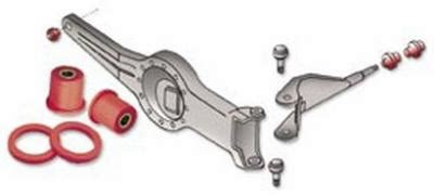 Prothane 6-603 Axle Pivot Bushing Kit Red | Autoplicity