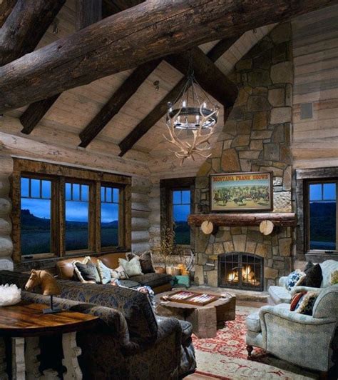 Top 60 Best Log Cabin Interior Design Ideas Mountain