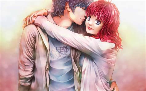 3d Anime Couple 1080p Wallpapers Wallpaper Cave