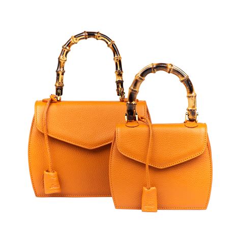 Bella Mini Marigold Leather Mini Bag Mirta