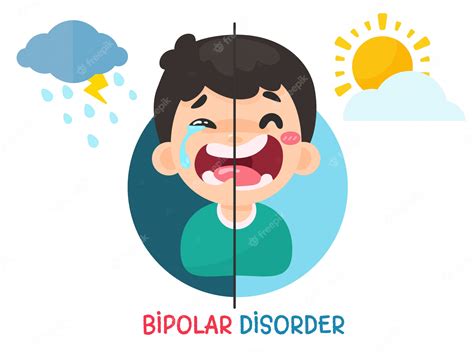 Premium Vector Bipolar Disorder Men With Mood Swings Due To Bipolar