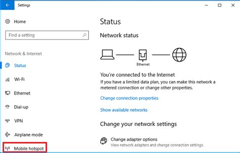 How To Set Up Wi Fi Hotspot In Windows 10 Laptop