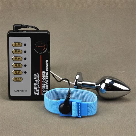 Electric Shock Anal Plug Penis Ring Men S Medical Themed Product Butt