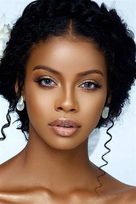 Black Bride Makeup Ideas With Images Black Bridal Makeup Makeup For Black Women