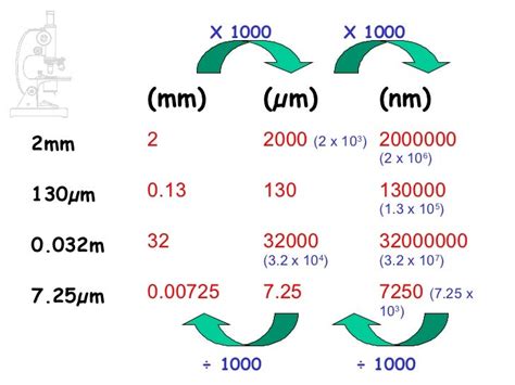 Convertir Micrometre En Nanometre Meaning Zone