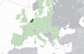 ﻿Mapa de Holanda (Países Bajos)﻿, donde está, queda, país, encuentra ...