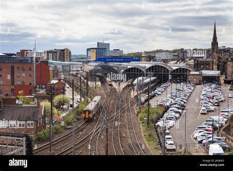 Newcastle Upon Tyne Railway Station High Resolution Stock Photography