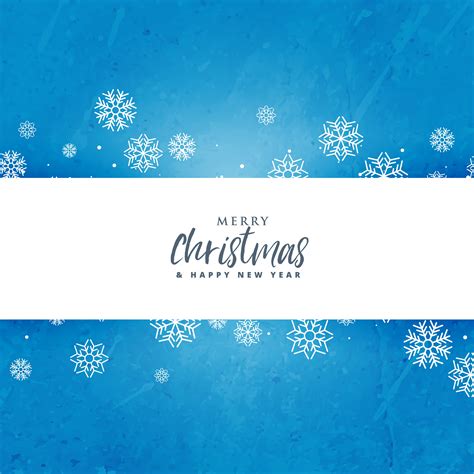 Blue Christmas Background With Snowflakes Download Free Vector Art