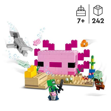 Lego Minecraft Das Axolotl Haus 21247 Interdiscount