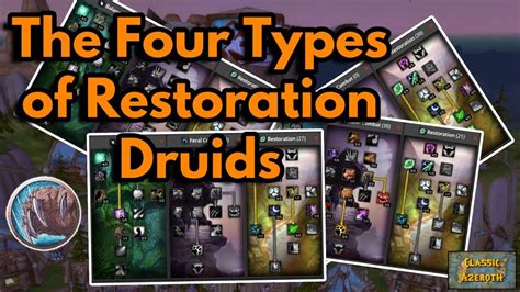 Restoration Druid Talent Guide The Four Types Youtube