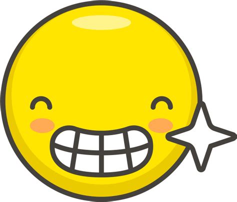 Beaming Face With Smiling Eyes Emoji Smiley Clipart Large Size Png