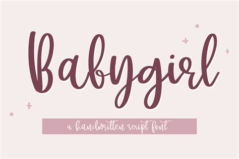 Babygirl A Cutey Handwritten Script Font By Rungnoistudio Thehungryjpeg