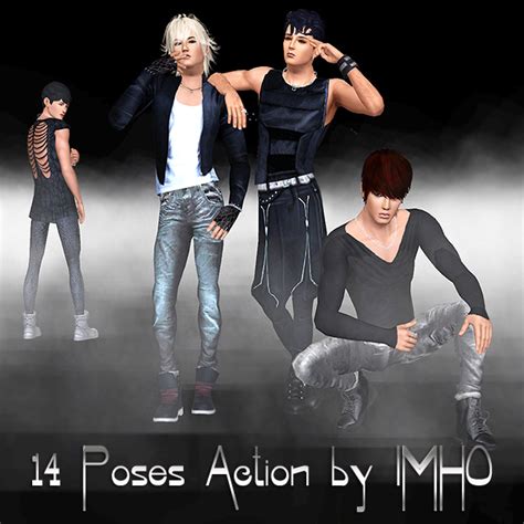 My Sims 3 Poses 14 Poses Action By Imho