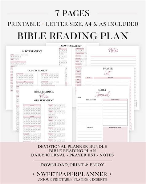 Free Bible Planner Printables Printable Templates