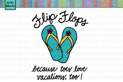 Sandy Toes And Salty Kisses SVG Summer SVG Beach Svg Flip Flop By