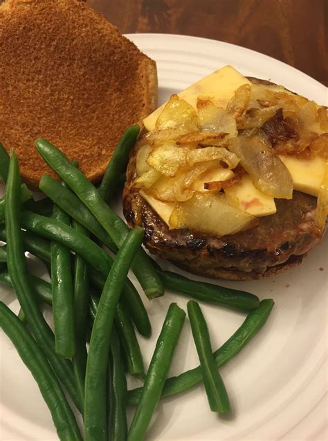 Bison Burgers With Caramelized Onions Gouda Bison Burgers