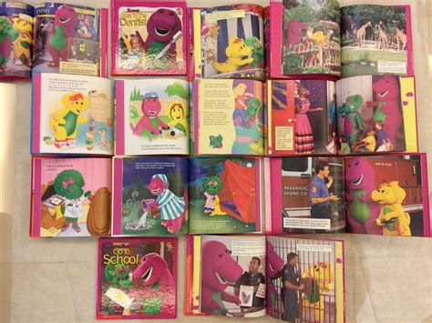 Original Scholastic Barney Titles 18 Story Books Hobbies And Toys Books