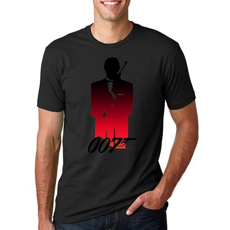 2017 New Brand Clothing Quality Movie Film James Bond 007 T Shirts