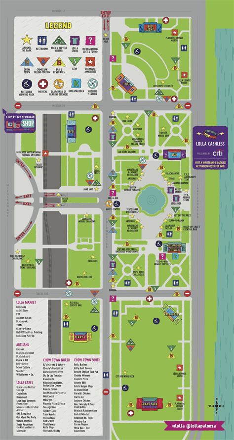 Use chicago parking map to get the information you need. Lollapalooza 2017: How to get to and around Grant Park ...