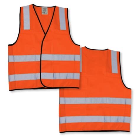 Hi Vis Orange Safety Vest Daynight Use Svf604 One Stop Lube Shop