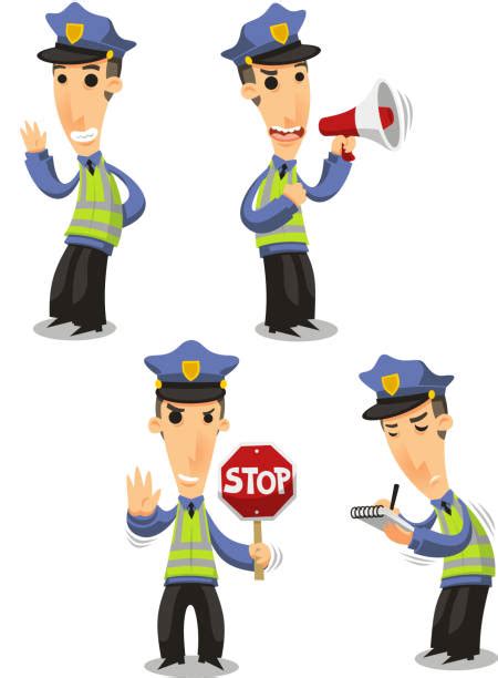 Policeman Directing Traffic Clipart Rwanda 24