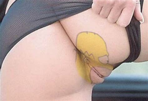 Woman With Homer Simpson Tattoo On Her Pussy Very Hot Xxx Website Pic