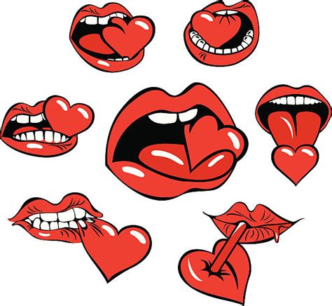 Human Mouth Human Tongue Human Lips Eating 스톡 사진 및 일러스트 Istock