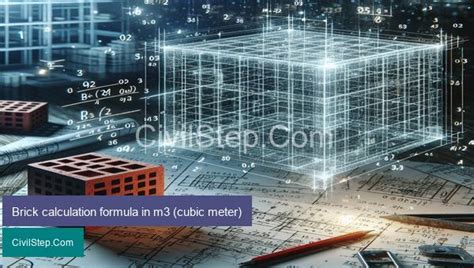 All About Brick Calculation Formula Civilstep